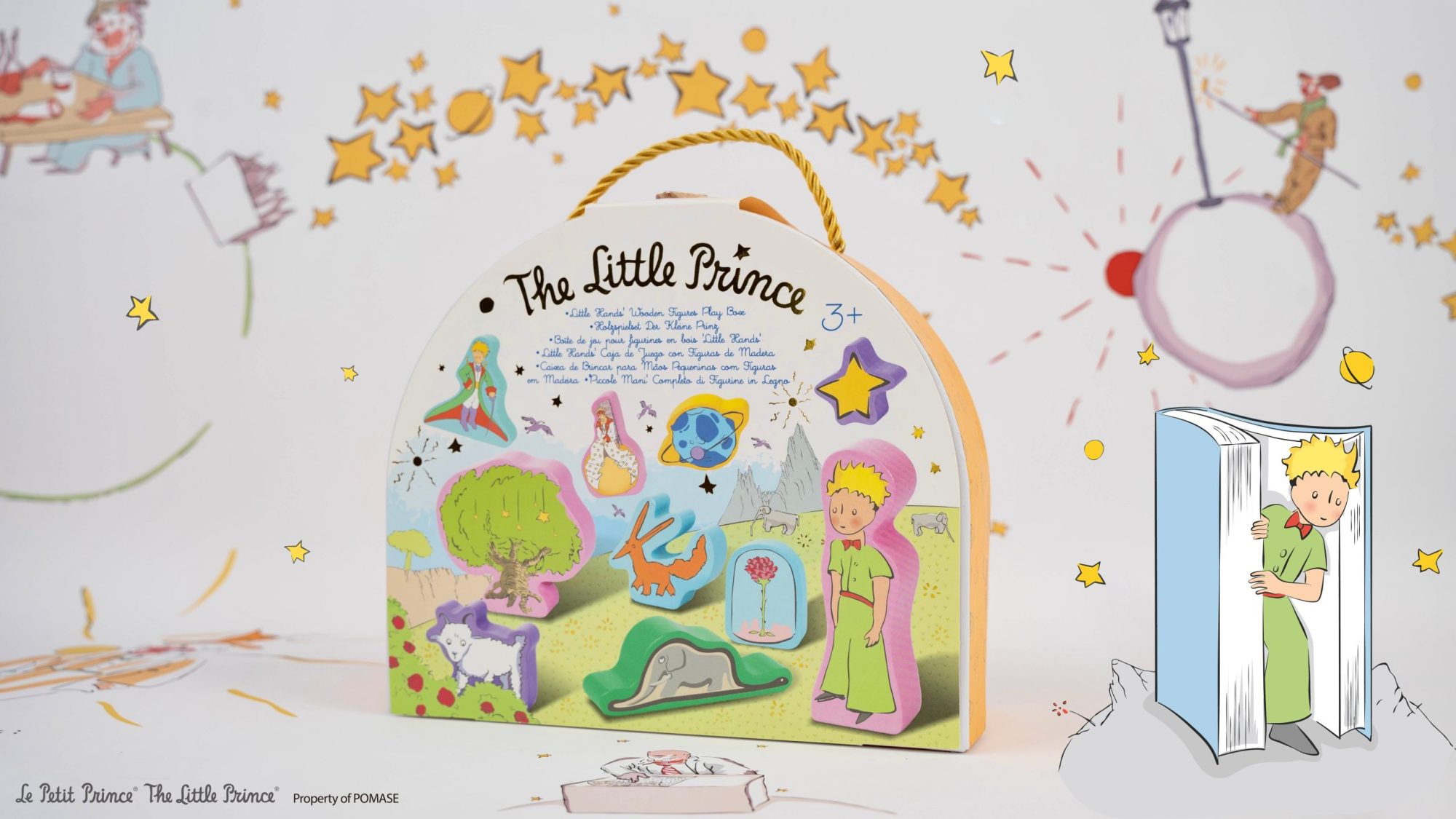 The Little Prince - Little Hands' Wooden Figures Play Box