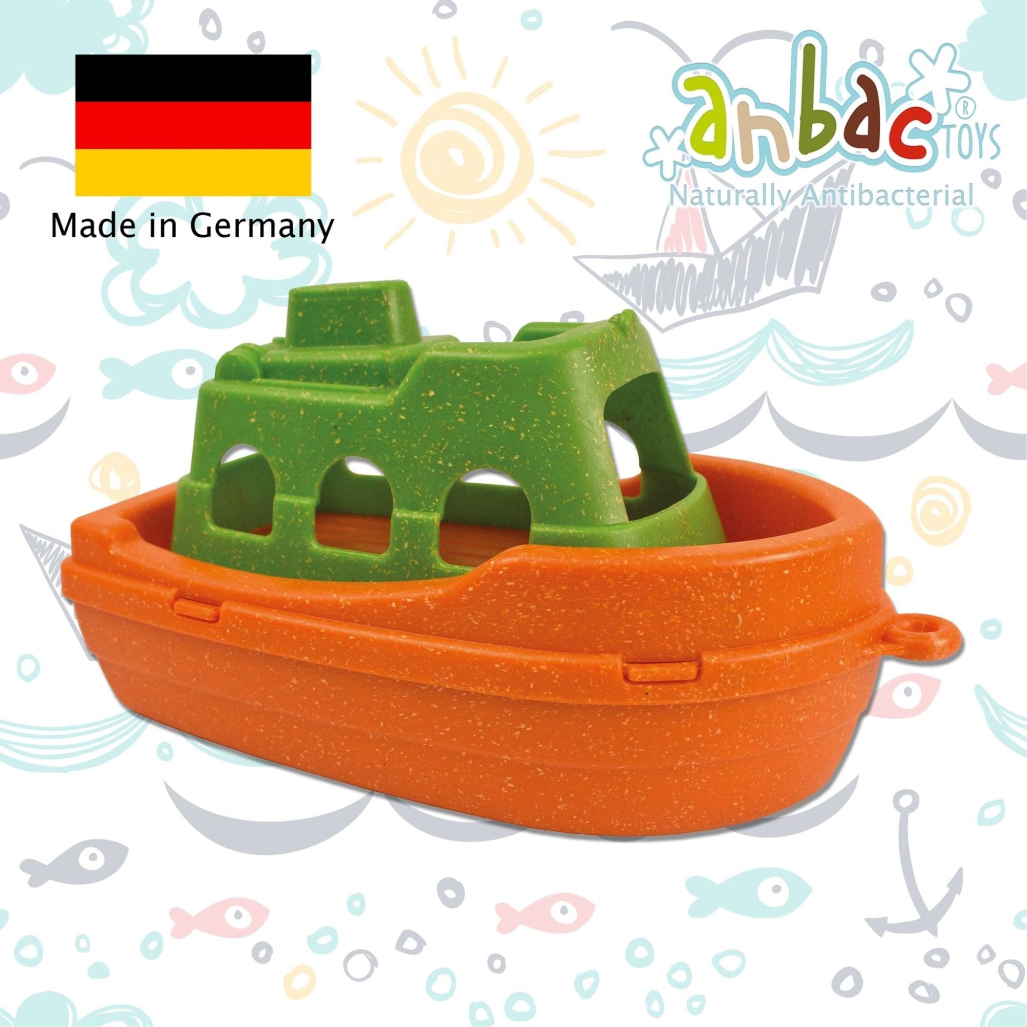 Antibacterial Toy Boats with four designs